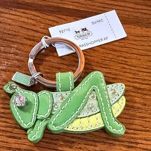 Coach Grasshopper Keychain NWT